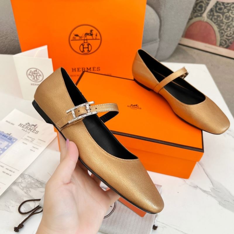 H**mes flat shoes